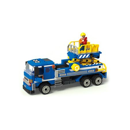 JIESTAR 51005 non  NỀN TẢNG THANG MÁY bộ đồ chơi xếp lắp ráp ghép mô hình City PLATFORM LIFT Thành Phố 378 khối