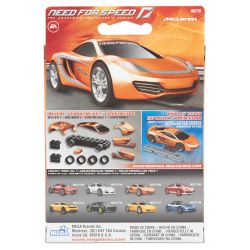 MEGA BLOKS 95776 non  MCLAREN MP4-12C tỷ lệ 1:55 bộ đồ chơi xếp lắp ráp ghép mô hình Need For Speed NEED FOR SPEED MCLAREN MP4-12C 18 khối