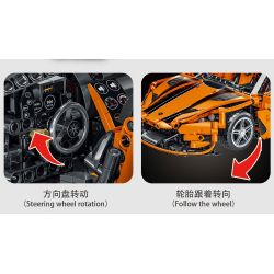 MorkModel 023011 Mork Model 023011 non  APOLLO. tỷ lệ 1:14 bộ đồ chơi xếp lắp ráp ghép mô hình  GUMPERT APOLLO Kỹ Thuật Công Nghệ Cao Mô Hình Phương Tiện 1397 khối