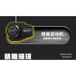 SEMBO WEKKI VIGGI 713002 non  TÍCH LŨY VŨ KHÍ TRANG BỊ XE MÁY BENA YOUSHI 500 tỷ lệ 1:7 bộ đồ chơi xếp lắp ráp ghép mô hình  Kỹ Thuật Công Nghệ Cao Mô Hình Phương Tiện 773 khối