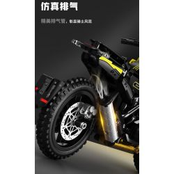 SEMBO WEKKI VIGGI 713002 non  TÍCH LŨY VŨ KHÍ TRANG BỊ XE MÁY BENA YOUSHI 500 tỷ lệ 1:7 bộ đồ chơi xếp lắp ráp ghép mô hình  Kỹ Thuật Công Nghệ Cao Mô Hình Phương Tiện 773 khối