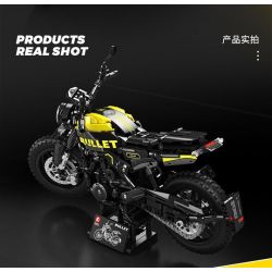 SEMBO WEKKI VIGGI 713002 non  TÍCH LŨY VŨ KHÍ TRANG BỊ XE MÁY BENA YOUSHI 500 tỷ lệ 1:7 bộ đồ chơi xếp lắp ráp ghép mô hình  Kỹ Thuật Công Nghệ Cao Mô Hình Phương Tiện 773 khối