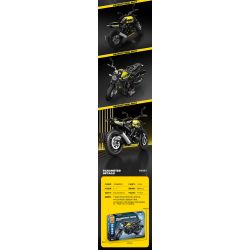 SEMBO WEKKI VIGGI 713002 non  TÍCH LŨY VŨ KHÍ TRANG BỊ XE MÁY BENA YOUSHI 500 tỷ lệ 1:7 bộ đồ chơi xếp lắp ráp ghép mô hình  Kỹ Thuật Công Nghệ Cao Mô Hình Phương Tiện 773 khối