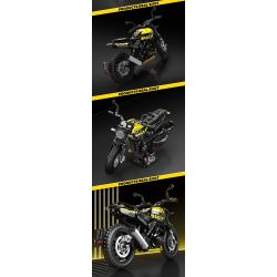 SEMBO WEKKI VIGGI 713002 non  TÍCH LŨY VŨ KHÍ TRANG BỊ XE MÁY BENA YOUSHI 500 tỷ lệ 1:7 bộ đồ chơi xếp lắp ráp ghép mô hình  Kỹ Thuật Công Nghệ Cao Mô Hình Phương Tiện 773 khối