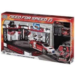 MEGA BLOKS 95720 non  NHÀ ĐỂ XE SỬA ĐỔI AUDI R8 bộ đồ chơi xếp lắp ráp ghép mô hình Need For Speed NEED FOR SPEED CUSTOM GARAGE 337 khối