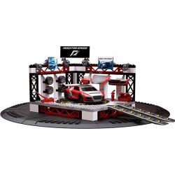 MEGA BLOKS 95720 non  NHÀ ĐỂ XE SỬA ĐỔI AUDI R8 bộ đồ chơi xếp lắp ráp ghép mô hình Need For Speed NEED FOR SPEED CUSTOM GARAGE 337 khối
