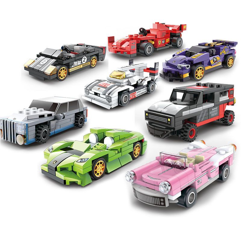 Kazi KY6098 6098 non  EVO GT40 XE MUI TRẦN MCLAREN ELVA PADIAK CONVERTIBLE 9191 RACING DÀI ĐUA HẠNG NHẤT NHÀ THUỐC ROLLS-ROYCE OFF-ROAD TỐC ĐỘ CAO bộ đồ chơi xếp lắp ráp ghép mô hình PROJECT D 642 khối