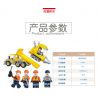 JIESTAR 21036 non  XE TẢI PHÁ HỦY bộ đồ chơi xếp lắp ráp ghép mô hình City TRUCK Thành Phố 405 khối