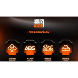 SEMBO WEKKI VIGGI 713001 non  MÁY TÍCH LŨY XE KTNN250 DUKE tỷ lệ 1:7 bộ đồ chơi xếp lắp ráp ghép mô hình  Kỹ Thuật Công Nghệ Cao Mô Hình Phương Tiện 731 khối