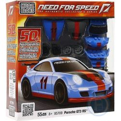 MEGA BLOKS 95709 non  PORSCHE GT3 tỷ lệ 1:38 bộ đồ chơi xếp lắp ráp ghép mô hình Need For Speed NEED FOR SPEED PORSCHE GT3 55 khối