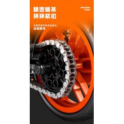 SEMBO WEKKI VIGGI 713001 non  MÁY TÍCH LŨY XE KTNN250 DUKE tỷ lệ 1:7 bộ đồ chơi xếp lắp ráp ghép mô hình  Kỹ Thuật Công Nghệ Cao Mô Hình Phương Tiện 731 khối