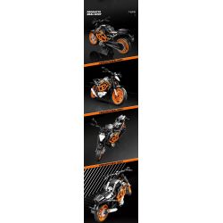 SEMBO WEKKI VIGGI 713001 non  MÁY TÍCH LŨY XE KTNN250 DUKE tỷ lệ 1:7 bộ đồ chơi xếp lắp ráp ghép mô hình  Kỹ Thuật Công Nghệ Cao Mô Hình Phương Tiện 731 khối