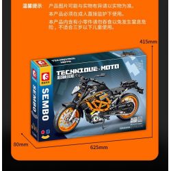 SEMBO WEKKI VIGGI 713001 non  MÁY TÍCH LŨY XE KTNN250 DUKE tỷ lệ 1:7 bộ đồ chơi xếp lắp ráp ghép mô hình  Kỹ Thuật Công Nghệ Cao Mô Hình Phương Tiện 731 khối