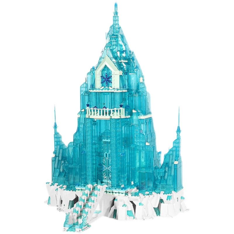BEAUTY AND 13002 non  LÂU ĐÀI BĂNG bộ đồ chơi xếp lắp ráp ghép mô hình Frozen PRINCESS ICE CASTLE Nữ Hoàng Băng Giá 2247 khối