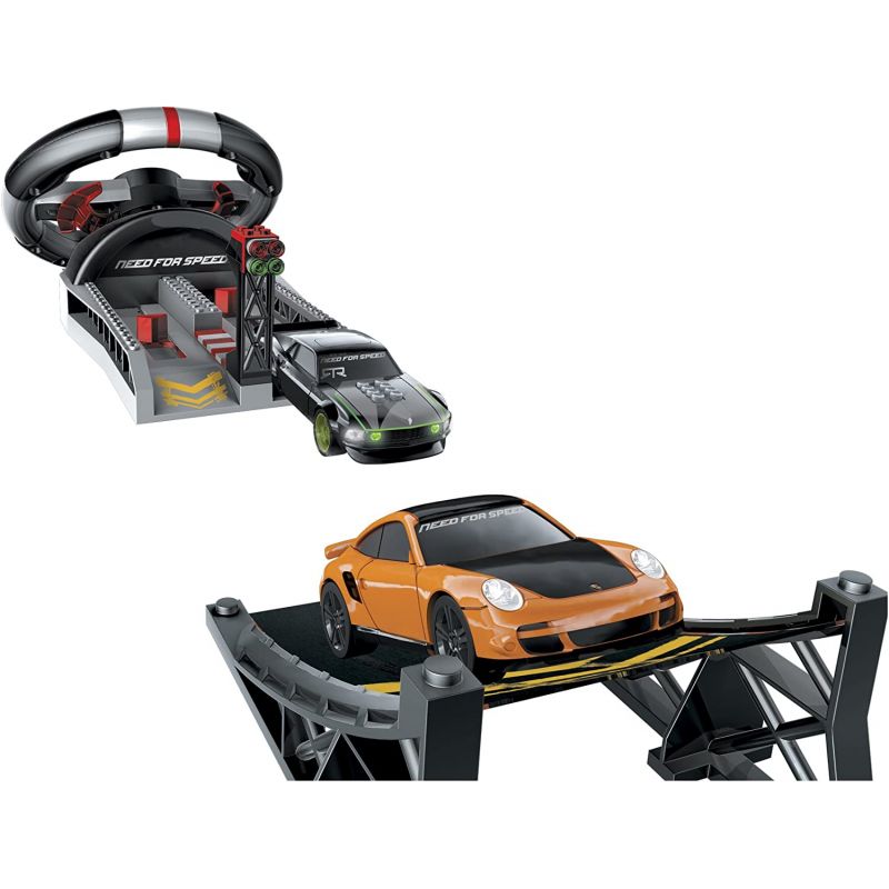 MEGA BLOKS 95716 non  BỘ TRUYỀN VÔ LĂNG PORSCHE 911 TURBO bộ đồ chơi xếp lắp ráp ghép mô hình Need For Speed NEED FOR SPEED PORSCHE 911 TURBO WHEEL LAUNCHER 36 khối