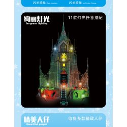 BEAUTY AND 13002 non  LÂU ĐÀI BĂNG bộ đồ chơi xếp lắp ráp ghép mô hình Frozen PRINCESS ICE CASTLE Nữ Hoàng Băng Giá 2247 khối