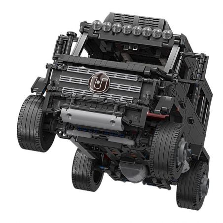 MOYU BLOCK MY88002 88002 non  TIÊN PHONG OFF-ROAD MERCEDES-BENZ UNIMOG U5000 bộ đồ chơi xếp lắp ráp ghép mô hình  TRAIL BLAZERS OFF-ROAD VEHICLE Kỹ Thuật Công Nghệ Cao Mô Hình Phương Tiện 2939 khối