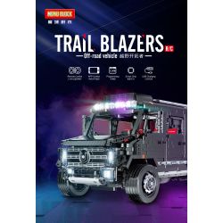 MOYU BLOCK MY88002 88002 non  TIÊN PHONG OFF-ROAD MERCEDES-BENZ UNIMOG U5000 bộ đồ chơi xếp lắp ráp ghép mô hình  TRAIL BLAZERS OFF-ROAD VEHICLE Kỹ Thuật Công Nghệ Cao Mô Hình Phương Tiện 2939 khối