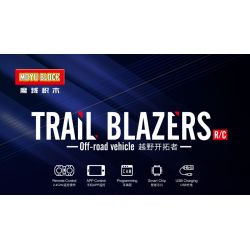 MOYU BLOCK MY88002 88002 non  TIÊN PHONG OFF-ROAD MERCEDES-BENZ UNIMOG U5000 bộ đồ chơi xếp lắp ráp ghép mô hình  TRAIL BLAZERS OFF-ROAD VEHICLE Kỹ Thuật Công Nghệ Cao Mô Hình Phương Tiện 2939 khối