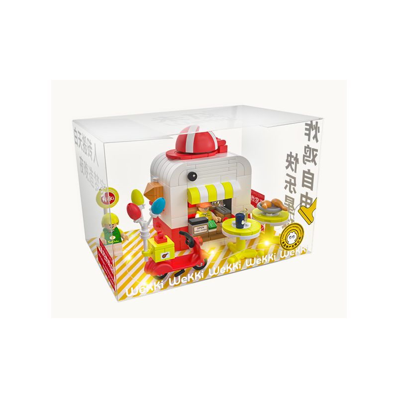 SEMBO 506044 506037 506038 506042 506041 506040 non  5 LOẠI CỬA HÀNG POP-UP BẮP RANG GIÒN THẬT KEM HÁU ĂN QUÁN HOA QUẢ XINH ĐÁ BÀO THẠCH bộ đồ chơi xếp lắp ráp ghép mô hình 459 khối