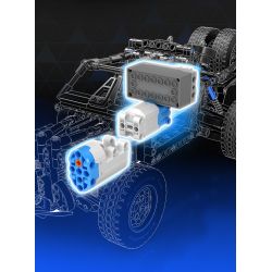 SEMBO WEKKI VIGGI 715006 non  TÍCH LŨY CRAZY BIAO XE BÁN TẢI CHINH PHỤC VOLT tỷ lệ 1:14 bộ đồ chơi xếp lắp ráp ghép mô hình  Kỹ Thuật Công Nghệ Cao Mô Hình Phương Tiện 1341 khối