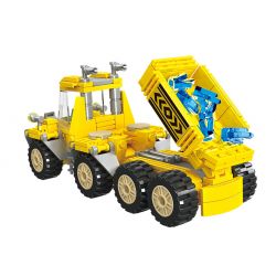 JIESTAR 21032 non  VẬN CHUYỂN PHA LÊ bộ đồ chơi xếp lắp ráp ghép mô hình City TRUCK Thành Phố 259 khối