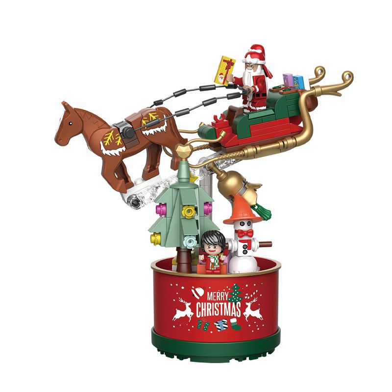 Decool 69005 Jisi 69005 non  GUAN YU GÓI GIÁNG SINH bộ đồ chơi xếp lắp ráp ghép mô hình Three Kingdoms MERRY CHRISTMAS Tam Quốc Diễn Nghĩa