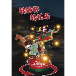 Decool 69005 Jisi 69005 non  GUAN YU GÓI GIÁNG SINH bộ đồ chơi xếp lắp ráp ghép mô hình Three Kingdoms MERRY CHRISTMAS Tam Quốc Diễn Nghĩa
