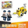 JIESTAR 21031 non  XE THĂM DÒ ĐỊA CHẤT bộ đồ chơi xếp lắp ráp ghép mô hình City TRUCK Thành Phố 240 khối
