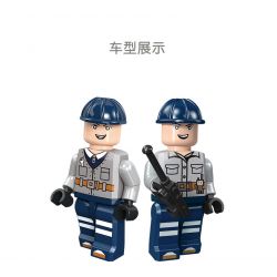 JIESTAR 21031 non  XE THĂM DÒ ĐỊA CHẤT bộ đồ chơi xếp lắp ráp ghép mô hình City TRUCK Thành Phố 240 khối