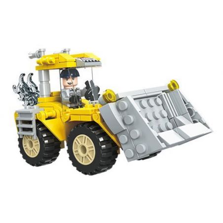 JIESTAR 21029 non  MÁY XÚC ĐÀO bộ đồ chơi xếp lắp ráp ghép mô hình City TRUCK Thành Phố 177 khối