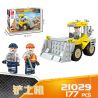 JIESTAR 21029 non  MÁY XÚC ĐÀO bộ đồ chơi xếp lắp ráp ghép mô hình City TRUCK Thành Phố 177 khối