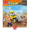 JIESTAR 21029 non  MÁY XÚC ĐÀO bộ đồ chơi xếp lắp ráp ghép mô hình City TRUCK Thành Phố 177 khối