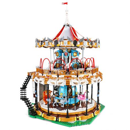 MouldKing 11011 Mould King 11011 non  BĂNG CHUYỀN bộ đồ chơi xếp lắp ráp ghép mô hình Disney Princess MKINGLAND CAROUSEL Công Chúa 5086 khối