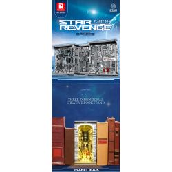 REOBRIX 66030 non  GIÁ SÁCH CHIẾN TRANH GIỮA CÁC VÌ SAO bộ đồ chơi xếp lắp ráp ghép mô hình Star Wars STAR REVENGE PLANET BOOK 3058 khối