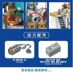 MouldKing 11011 Mould King 11011 non  BĂNG CHUYỀN bộ đồ chơi xếp lắp ráp ghép mô hình Disney Princess MKINGLAND CAROUSEL Công Chúa 5086 khối