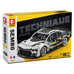 SEMBO WEKKI VIGGI 715005 non  TRANG BỊ XE THỂ THAO CHEVROLET CAMARO tỷ lệ 1:14 bộ đồ chơi xếp lắp ráp ghép mô hình  Kỹ Thuật Công Nghệ Cao Mô Hình Phương Tiện 1531 khối