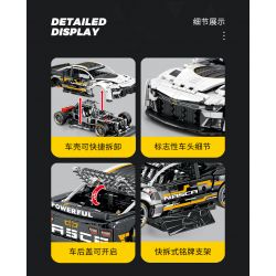 SEMBO WEKKI VIGGI 715005 non  TRANG BỊ XE THỂ THAO CHEVROLET CAMARO tỷ lệ 1:14 bộ đồ chơi xếp lắp ráp ghép mô hình  Kỹ Thuật Công Nghệ Cao Mô Hình Phương Tiện 1531 khối