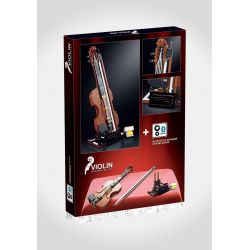 K BOX 10224 non  ĐÀN VI Ô LÔNG tỷ lệ 1:1 bộ đồ chơi xếp lắp ráp ghép mô hình Ideas VIOLIN Ý Tưởng 1840 khối
