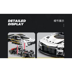 SEMBO WEKKI VIGGI 715005 non  TRANG BỊ XE THỂ THAO CHEVROLET CAMARO tỷ lệ 1:14 bộ đồ chơi xếp lắp ráp ghép mô hình  Kỹ Thuật Công Nghệ Cao Mô Hình Phương Tiện 1531 khối