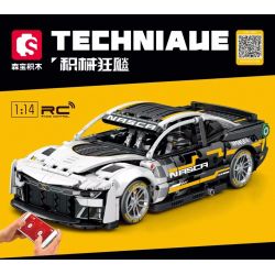 SEMBO WEKKI VIGGI 715005 non  TRANG BỊ XE THỂ THAO CHEVROLET CAMARO tỷ lệ 1:14 bộ đồ chơi xếp lắp ráp ghép mô hình  Kỹ Thuật Công Nghệ Cao Mô Hình Phương Tiện 1531 khối