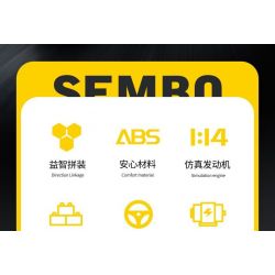 SEMBO WEKKI VIGGI 715005 non  TRANG BỊ XE THỂ THAO CHEVROLET CAMARO tỷ lệ 1:14 bộ đồ chơi xếp lắp ráp ghép mô hình  Kỹ Thuật Công Nghệ Cao Mô Hình Phương Tiện 1531 khối