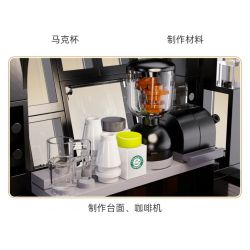 CADA DOUBLEE C66005 66005 non  TIỆM CÀ PHÊ bộ đồ chơi xếp lắp ráp ghép mô hình Modular Buildings Mô Hình Nhà Cửa 768 khối