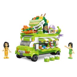 WOMA C0308 0308 non  XE MÌ RAMEN XIANGNONG JINDAO bộ đồ chơi xếp lắp ráp ghép mô hình 469 khối