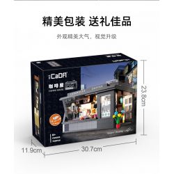 CADA DOUBLEE C66005 66005 non  TIỆM CÀ PHÊ bộ đồ chơi xếp lắp ráp ghép mô hình Modular Buildings Mô Hình Nhà Cửa 768 khối