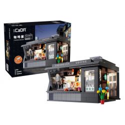 CADA DOUBLEE C66005 66005 non  TIỆM CÀ PHÊ bộ đồ chơi xếp lắp ráp ghép mô hình Modular Buildings Mô Hình Nhà Cửa 768 khối
