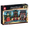 REOBRIX 66029 non  GIÁ SÁCH CHẾ ĐỘ XEM PHỐ NINJA WORLD bộ đồ chơi xếp lắp ráp ghép mô hình Modular Buildings Mô Hình Nhà Cửa 3086 khối