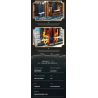 REOBRIX 66029 non  GIÁ SÁCH CHẾ ĐỘ XEM PHỐ NINJA WORLD bộ đồ chơi xếp lắp ráp ghép mô hình Modular Buildings Mô Hình Nhà Cửa 3086 khối