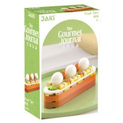 JAKI JK5628 5628 non  CHUA CAY bộ đồ chơi xếp lắp ráp ghép mô hình THE GOURMET JOURNAL FRUIT TART