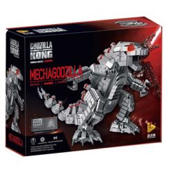 PanlosBrick 687303 Panlos Brick 687303 non  GODZILLA CƠ HỌC PHIÊN BẢN Q bộ đồ chơi xếp lắp ráp ghép mô hình MECHAGODZILLA Chúa Tể Quái Vật 1072 khối